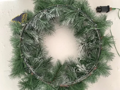Royal Christmas Kerstkransen> Kerstkrans Chicago O90 Cm | Inclusief Led-Verlichting