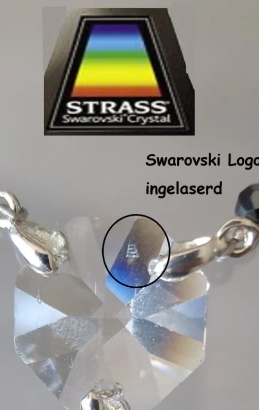CrystalDesign Kerstkransen>Rozenkrans - Tientje - Paternoster, Gemaakt Met O.A. Swarovski Kristallen En Aquamarijn Kralen (Gebedssnoer, Kerst, Eerste Communie, Geloof, Ketting, Hanger, Kruisteken, Kruis, Meditatie, Mediteren, Gebed, Gebeden, Spiritueel)