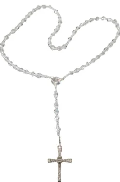CrystalDesign Kerstkransen>Rozenkrans, Paternoster Gemaakt Met De Kristallen Van Swarovski, Gebedssnoer, Rozenkransgebed, Meditatie, Spiritueel, Geloof, Geloofsteken, Cadeau, Ketting, Kruis, Gebed, Gebedssnoer, Gebedsketting, Kristal, Oostenrijks Kristal, Kerstpakket Cadeau