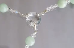 CrystalDesign Kerstkransen></noscript>Rozenkrans, Paternoster Jade En Kristallen Van Swarovski, Gebedssnoer, Rozenkransgebed, Kruisteken, Meditatie, Spiritueel, Geloof, Geloofsteken, Cadeau, Ketting, Kruis, Gebed, Gebedssnoer, Gebedsketting, Kerstpakket Cadeau