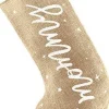 PartyDeco Kerstsokken>Rustic Christmas – Jute Sok Met Opdruk Mommy