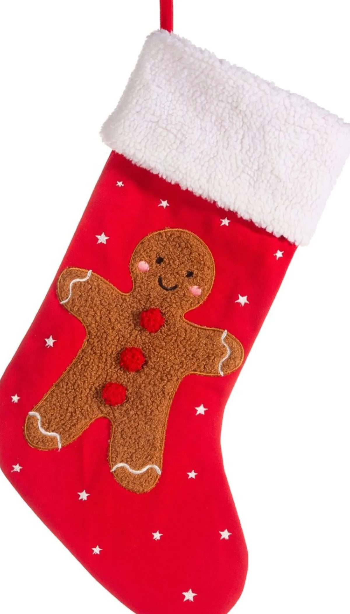 Sass u0026 Belle Kerstsokken>Schattige Christmas Stocking Met Peperkoek Mannetje Van Sass & Belle
