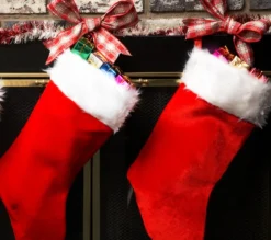 Merkloos Kerstsokken></noscript>Set Of 5 - Santas Stockings