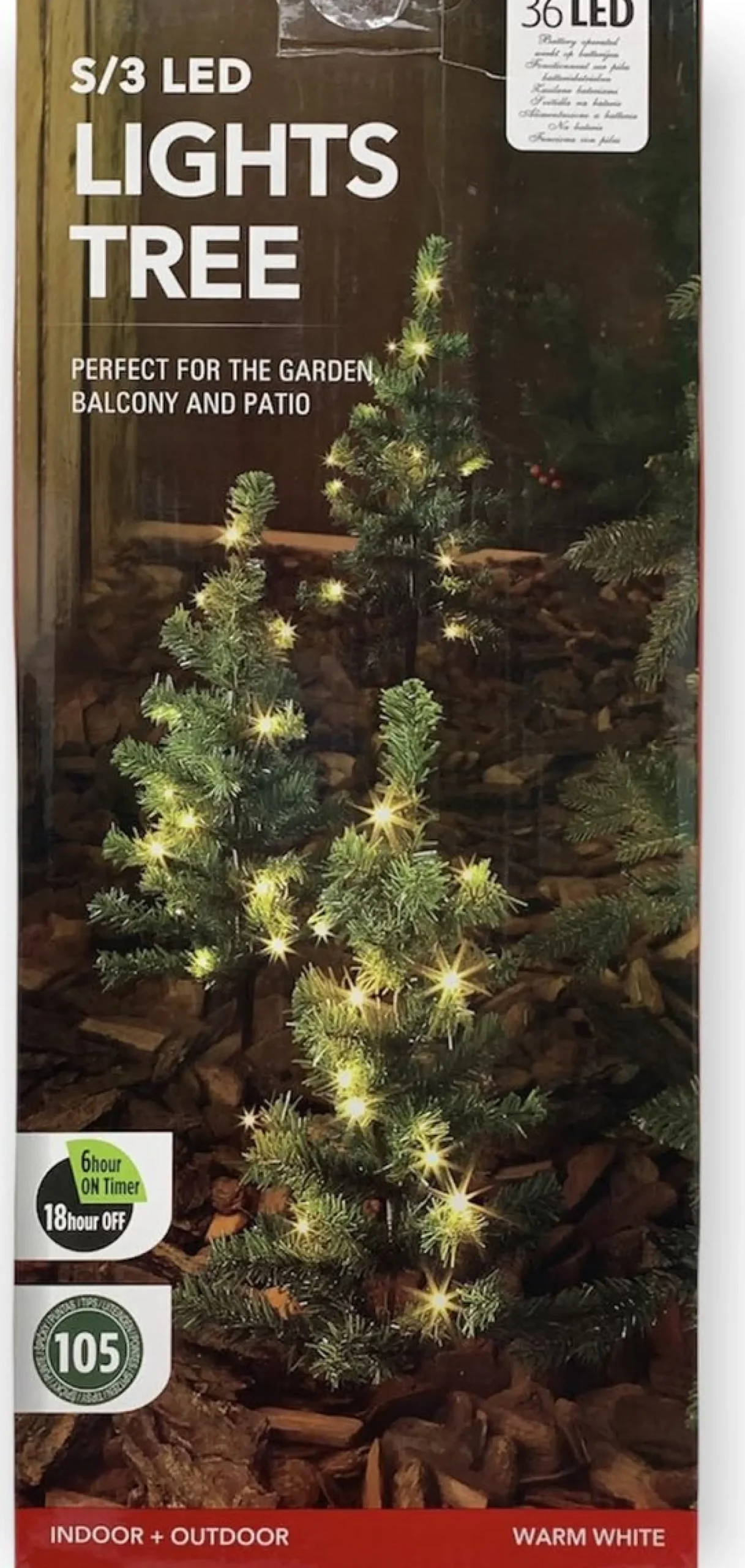 ZD Trading Set Van 3 Kleine Kunstkerstboompjes 52 Cm Met Led-Verlichting Discount