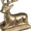Trendybywave Kerstsokken>Set Van 2 X Haak Kerstsok Rendier 21 Cm Goudkleurig Aluminium