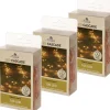 Anna's Collection Set Van 4X Stuks Cascade Draadverlichting Lichtsnoer Met 100 Lampjes Warm Wit Met 10 Lichtdraden - Kerstverlichting Store