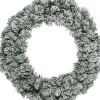 Decoris Kerstkransen>Set Van 2X Stuks Groen/Witte Kerstkrans 40 Cm Imperial Met Kunstsneeuw - Kerstkransen Kerstversieringen/Kerstdecoraties
