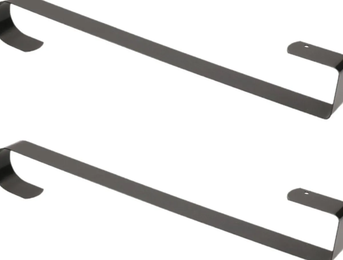 Merkloos Kerstkransen>Set Van 2X Stuks Kerst Kransen Deurhangers/Haken 38 Cm Metaal - Kerstversiering/Kerstdecoratie Hanger