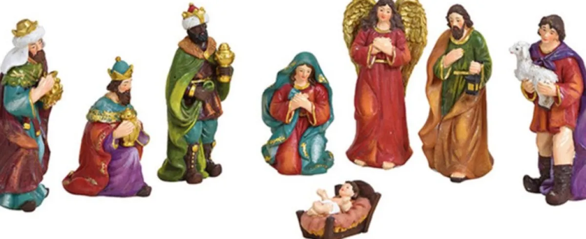 G. Wurm Kerststallen>Set Van 8X Stuks Kerststal Beelden/Kerstbeelden 3 Tot 12 Cm
