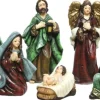 Decoris Kerststallen>Set Van 8X Stuks Kerststal Beelden/Kerstbeelden 6 X 3 X 12,5 Cm