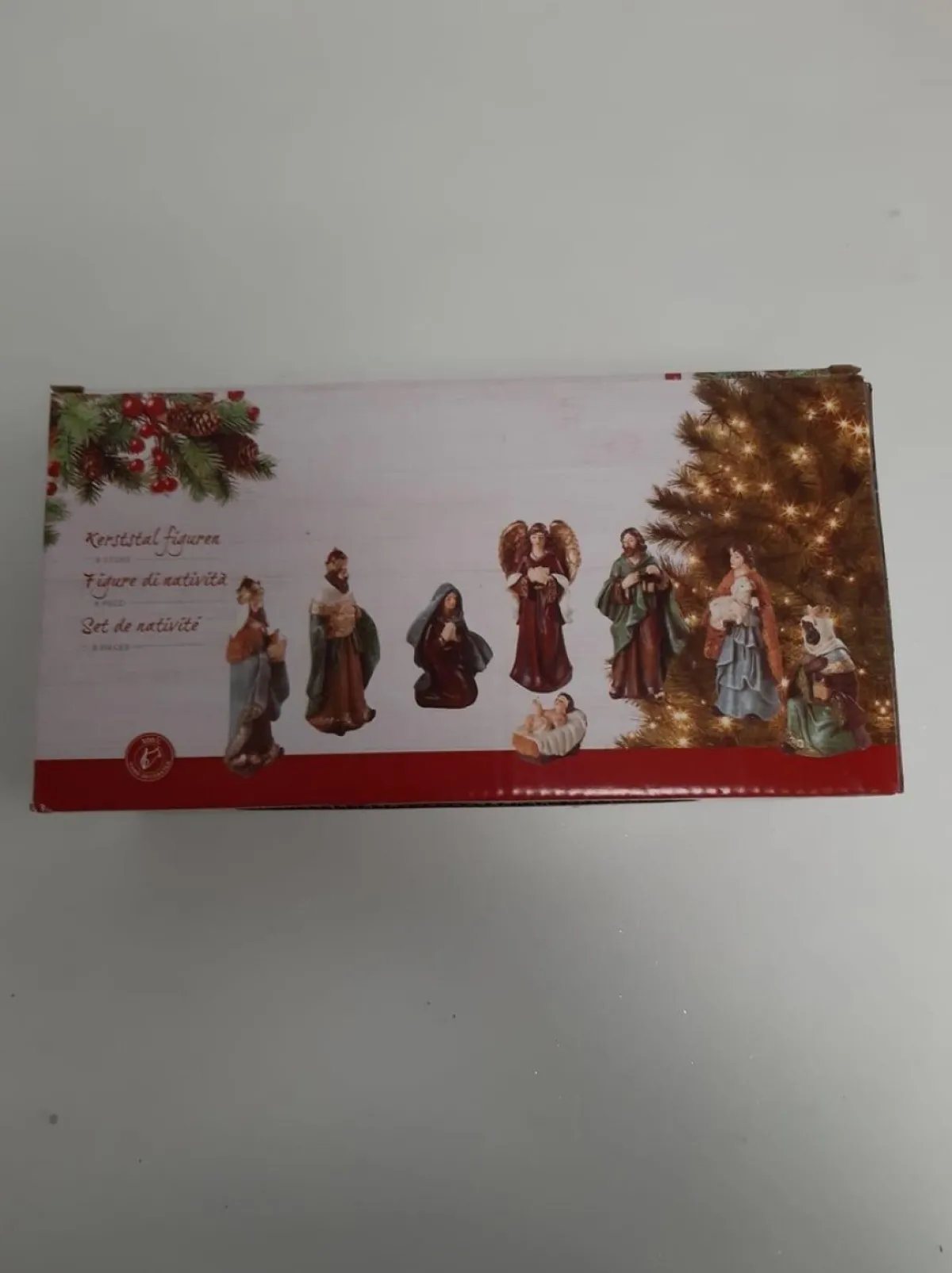 Decoris Kerststallen>Set Van 8X Stuks Kerststal Beelden/Kerstbeelden 6 X 3 X 12,5 Cm