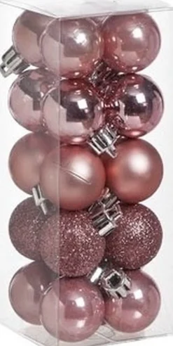 Merkloos Kerstboomversieringen></noscript>Set Van 40X Stuks Kunststof Kerstballen Mix Roze En Mintgroen 3 Cm - Kerstversiering