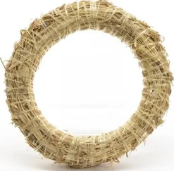 Merkloos Kerstkransen>Set Van 5X Stuks Stro Kerstkransen Om Te Decoreren 40 Cm - Kerst Deurkransen