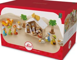 Sevi Kerststallen> Kerststal Hout 21-Delig