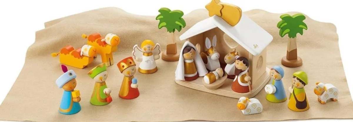 Sevi Kerststallen> Kerststal Hout 21-Delig