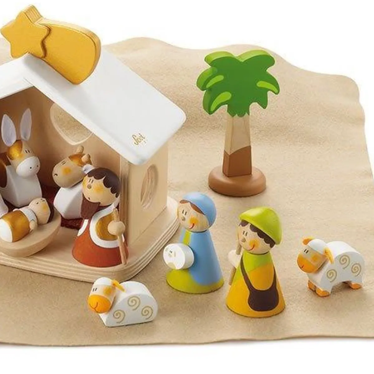 Sevi Kerststallen> Kerststal Hout 21-Delig