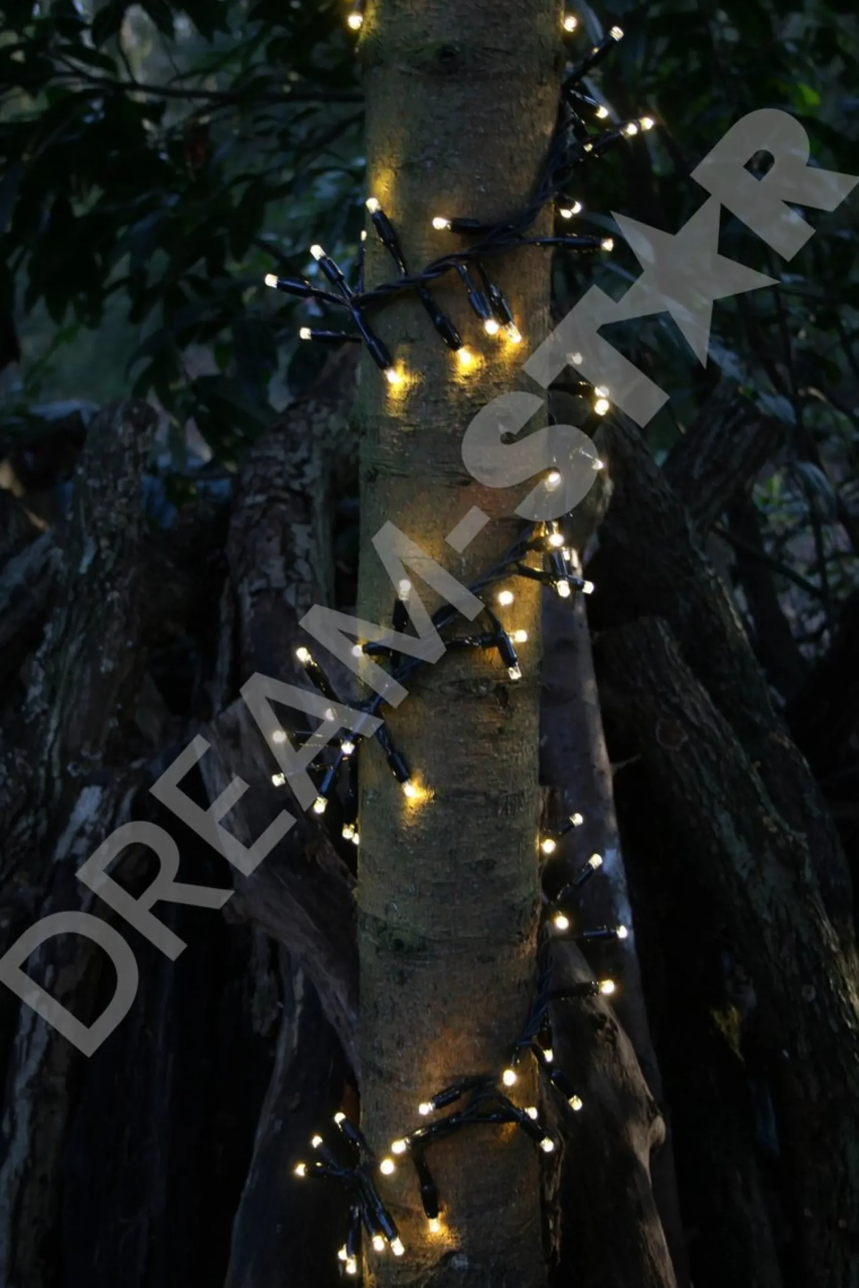 Silver winglinks Silver Wing Links Cluster Verlichting 2M - Zwarte Kabel - Warmwit - Koppelbare Verlichting Store