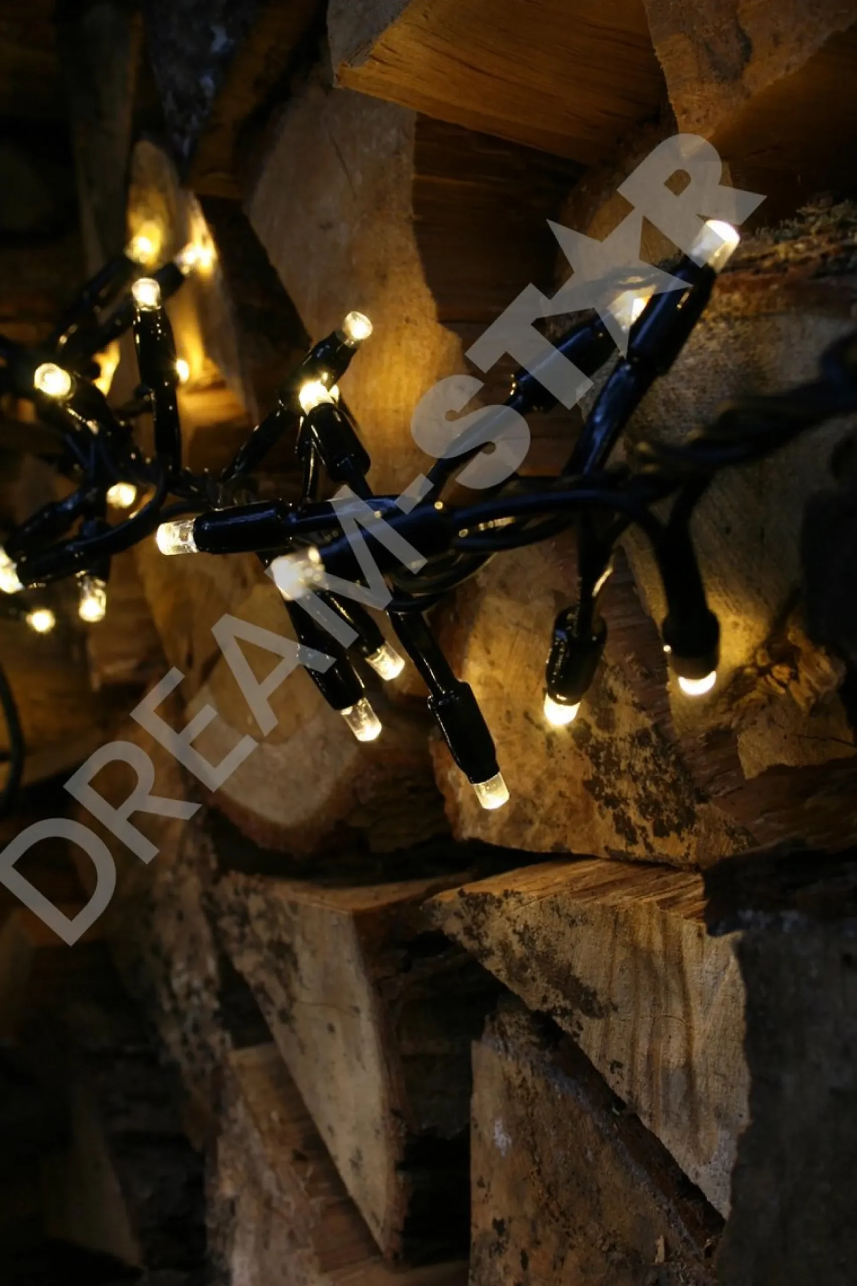 Silver winglinks Silver Wing Links Cluster Verlichting 2M - Zwarte Kabel - Warmwit - Koppelbare Verlichting Store