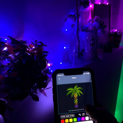 Solistech Slimme Led Lichtsnoer 10 Meter - Rgb - Individuele Lichtpuntjes Instellen - 100 Leds - App Bediening - Ip65 Waterbestendig - Veel Slimme Opties - Usb Plugin - Kerstverlichting - Energiezuining & Duurzaam Online