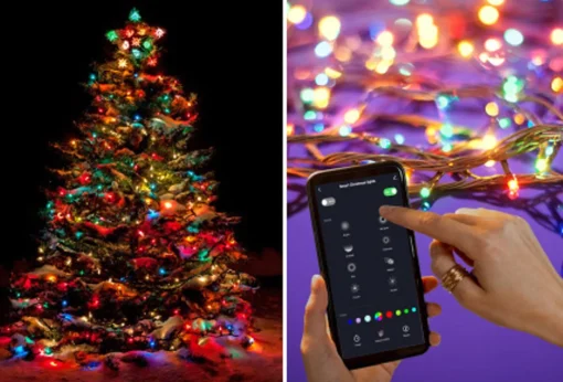 Luume Smart Gekleurde Kerstverlichting - 9 Meter Lang -Slimme Led Lichtslinger Voor Binnen En Buiten - 60 Ledlampjes - 16 Miljoen Kleuren Store
