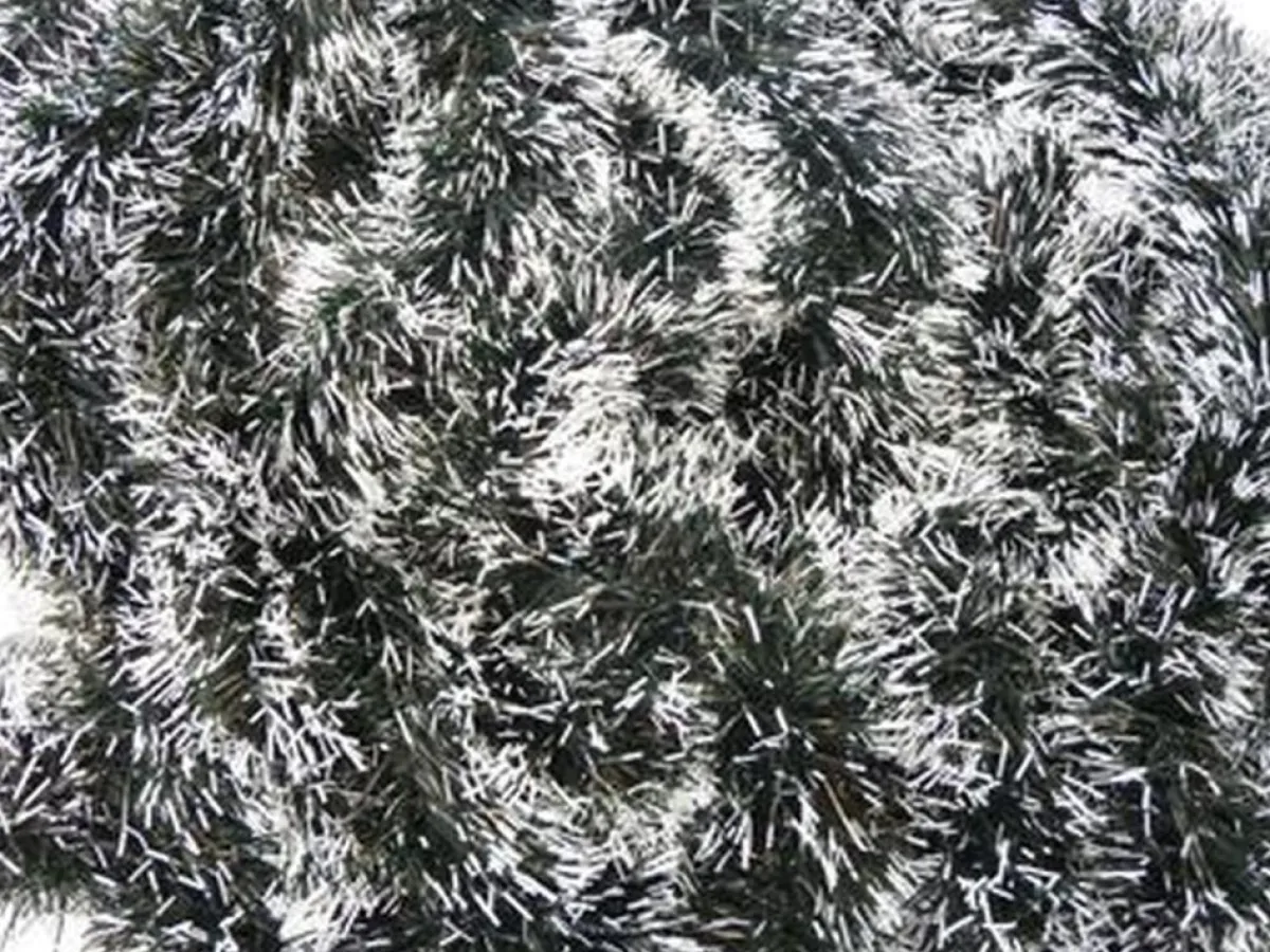 ARO houseware Guirlandes>Snowflake Guirlande Bundel - 270X9Cm - 10 Stuks - Groen/Wit