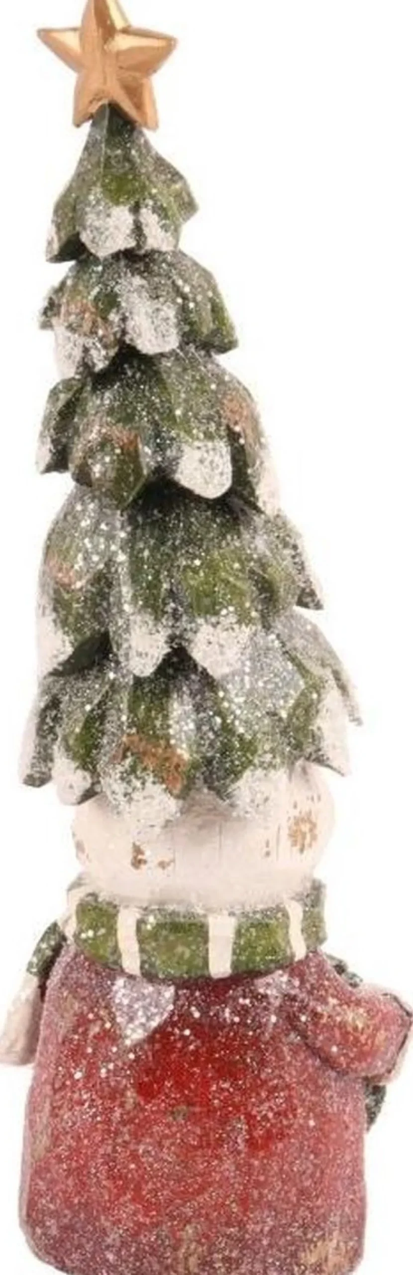Baroque Collection Kerststukjes>Snowman Christmas Tree 28 Cm