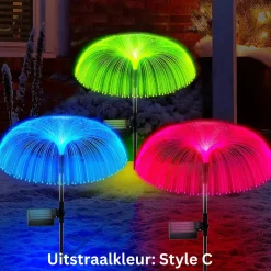 Merkloos’’ Solar Jellyfish Lamp - Tuinlamp - Led - Zonne-Energie - Veranderende Kleur - Solar Tuinlamp - Tuinlamp Zonne-Energie Cheap