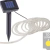Rextech Solar Tuinverlichting - Lichtslang Buiten 'Rope' - Met Los Solarpaneel - Lichtsnoer Op Zonne-Energie Best