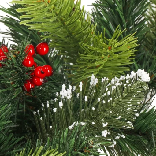 springos Guirlandes> Guirlande - Kerstslinger Deluxe - 1 Meter - Groentinten