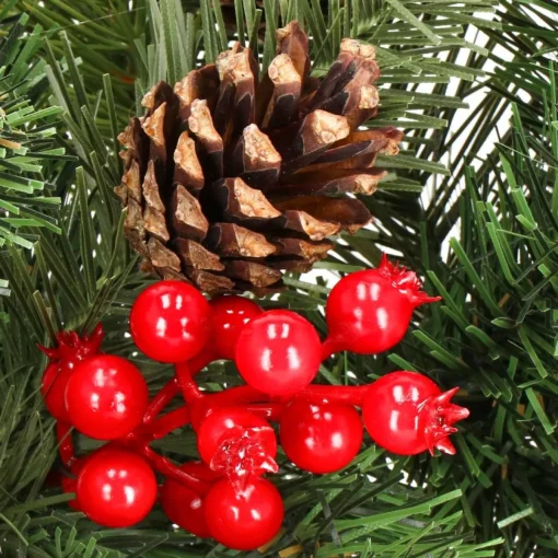 springos Guirlandes> Guirlande - Kerstslinger Deluxe - 1 Meter - Groentinten