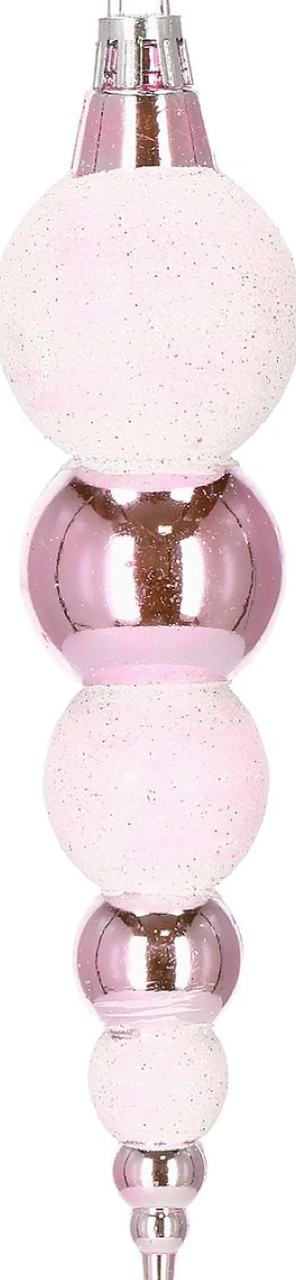 springos Kerstboomversieringen> Kerstballen | Kerstversiering | Onbreekbaar | 153 Stuks | Roze/Wit