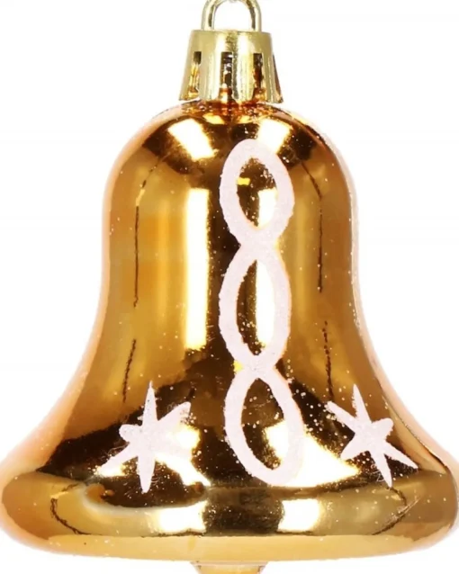springos Kerstboomversieringen> Kerstballen | Kerstversiering | Onbreekbaar | 153 Stuks | Goud/Wit