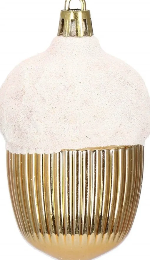 springos Kerstboomversieringen> Kerstballen | Kerstversiering | Onbreekbaar | 153 Stuks | Goud/Wit