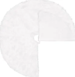 springos Kerstboomrok | Kerstboomkleed | Kerstboomversiering | 85 Cm | Wit Store