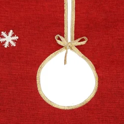 springos Kerstboomrok | Kerstboomkleed | Kerstboomversiering | 57 Cm | Rood Best Sale