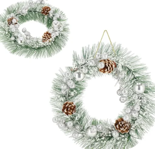 springos Kerstkransen> Kerstkrans - Kerst Decoratie - 24 Cm