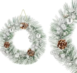 springos Kerstkransen></noscript> Kerstkrans - Kerst Decoratie - 24 Cm