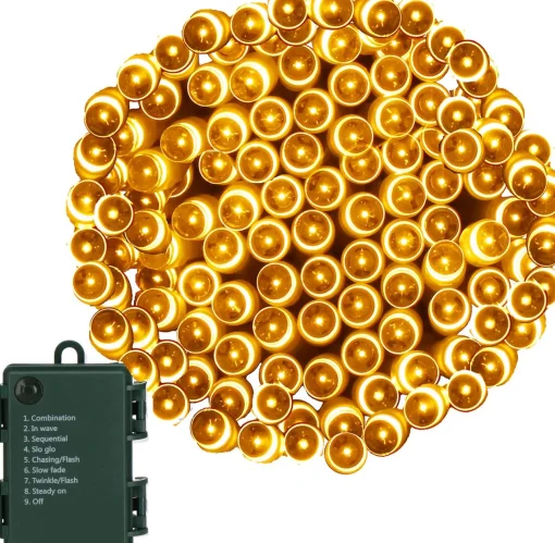 springos Kerstverlichting | 10,5 M | Batterij | 100 Led | Warm Wit Best Sale