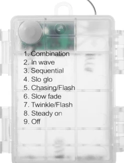 springos Kerstverlichting | Lichtslang | 5 M | Batterij | 50 Led | Store