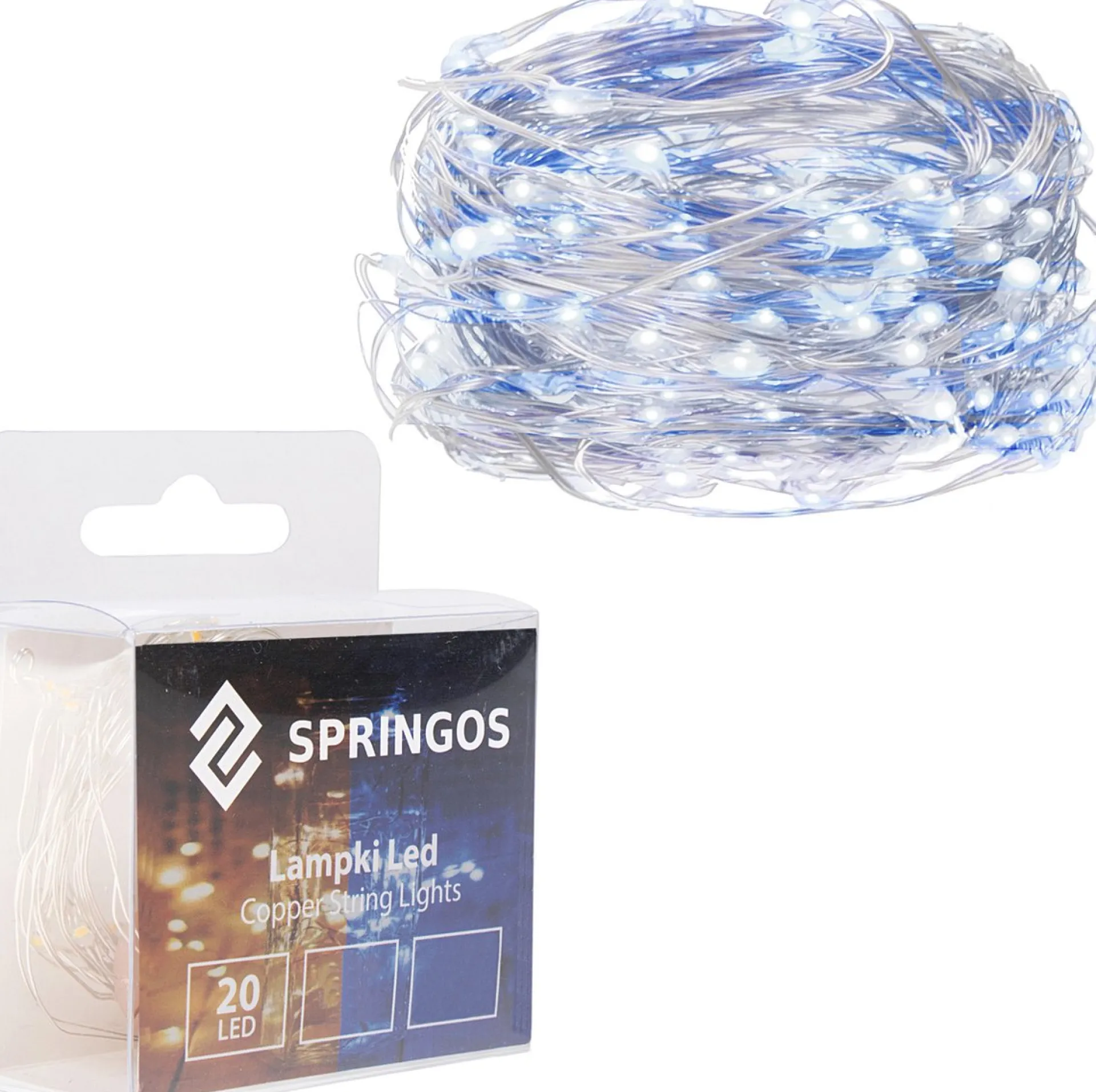 springos Kerstverlichting | 1.9 M | Waterdicht | Op Batterij | Led-Verlichting | Koel Wit/Blauw Best Sale