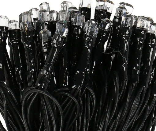 springos Kerstverlichting | Binnen & Buiten | Kristalvorm | 9 M | Batterij | 120 Led | Warm Wit Best Sale