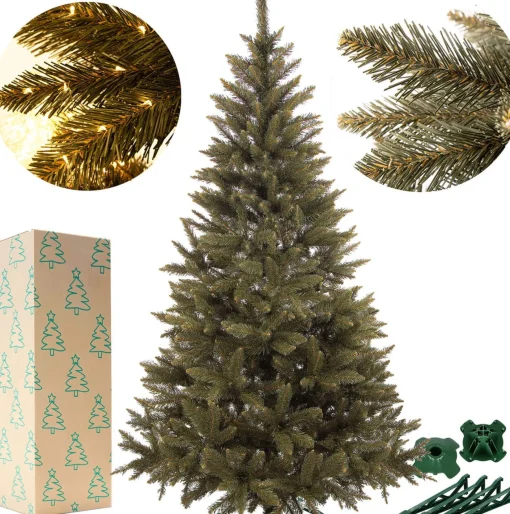 springos Kunstkerstboom | Caucasian Spruce | 150 Cm | Zonder Verlichting Outlet