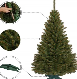 springos Kunstkerstboom | Mountain Spruce | 220 Cm | Zonder Verlichting Outlet