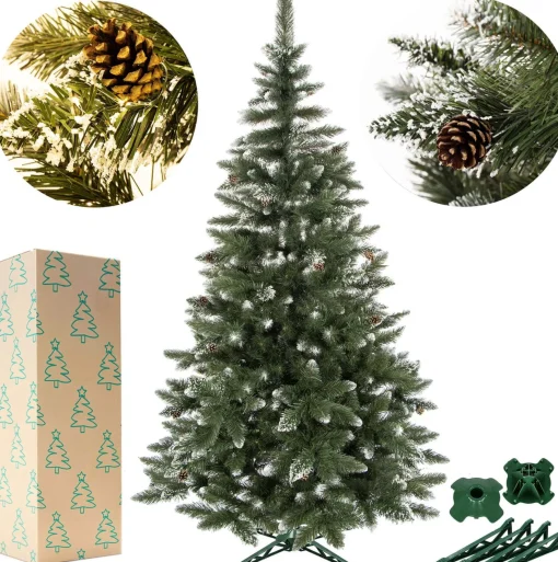 springos Kunstkerstboom | Diamond Pine | 220 Cm | Zonder Verlichting Hot