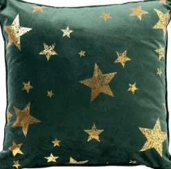 Sierkussen.nl Kerstkussens>Stars - Kussenhoes 45X45 Cm Kerst Decoratie - Velvet