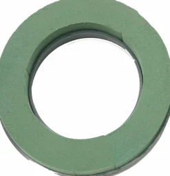 Merkloos Kerststukjes>Steekschuim Nat Ring O25Cm Verpakt