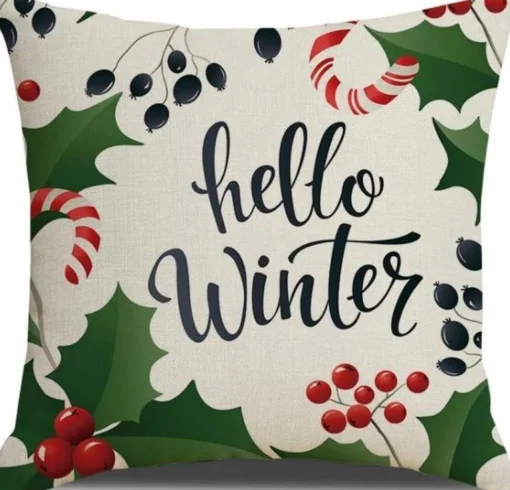 SUNMOOL Kerstkussens> Kerst Kussenhoes - Kussenhoes - Pillow Cover - 45 X 45Cm 4Stuks