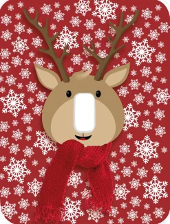 Sunware Kerstversiering Opbergbox /Rood - 44 X 34 X 24 Cm - Rendier Print Deksel Online