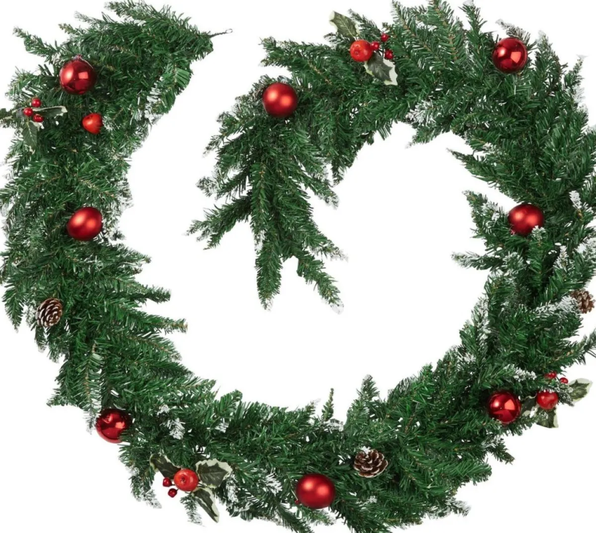 Tectake Guirlandes> - Kerstslinger Met Ballen En Dennenappels - 403315