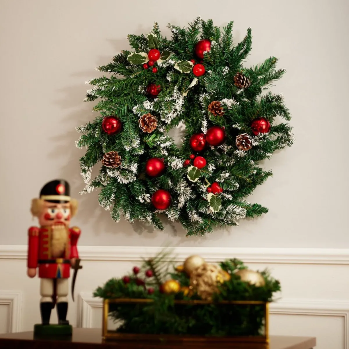 Tectake Guirlandes> - Kerstslinger Met Ballen En Dennenappels - 403315